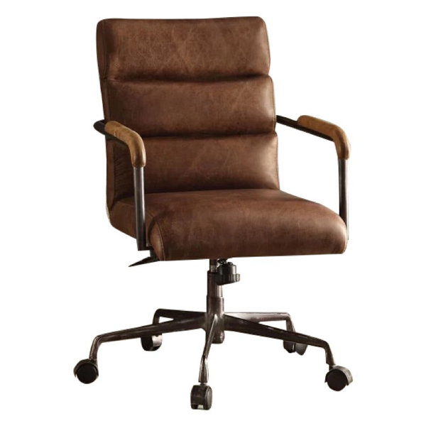 Leather discount operator chair